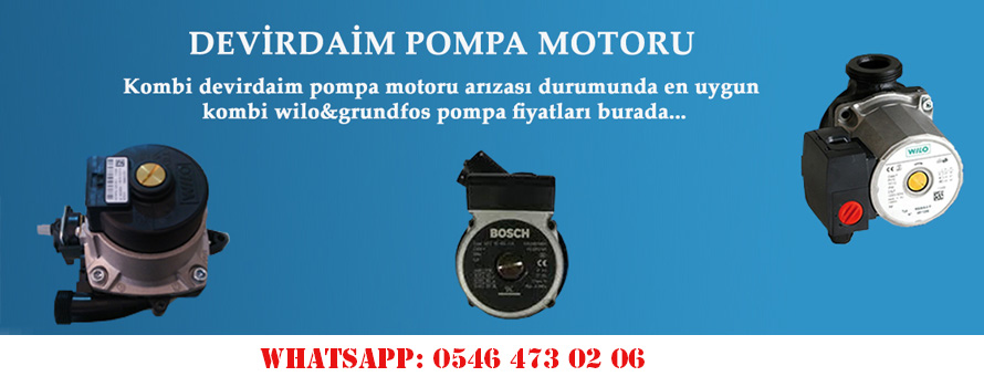 Kombi Devirdaim Pompa Motoru